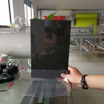 Switchable Privacy Film Smart Glass Window Blind Shade PDLC Black A4 Size 29.7cm x 21cm