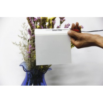 15x15cm/4.5X4.5Inch Smart PDLC Film White to Opaque Sample High quality Tint Film