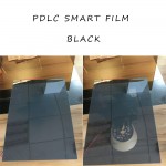2pcs Black 55X77cm Smart PDLC Film Opaque to White Switchable Glass Film High quality Tint Film With 1pc car adapter