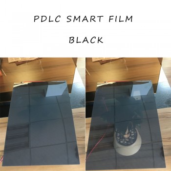 2pcs Black 55X77cm Smart PDLC Film Opaque to White Switchable Glass Film High quality Tint Film With 1pc car adapter