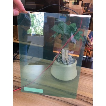 PDLC Switchable smart film sample is about 21cm*29.7cm or 8 * 11 for A4 size for rear projection screen film Green