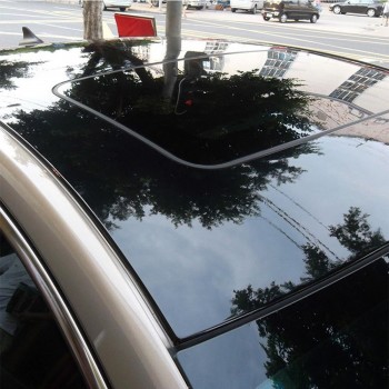 Glossy Car Film With Bubble Free Black Car Roof Vinyl Film Stickers Auto Protective Car styling Accessories20x53(50cm x 135cm)