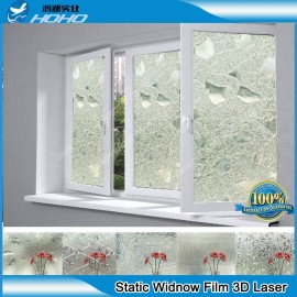 3ft * 16.5 ft Static cling Glass Window Film Window Sticker Privacy Film UV-block BZL-001