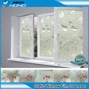 3ft * 16.5 ft Static cling Glass Window Film Window Sticker Privacy Film UV-block BZL-001