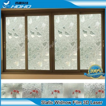 3ft * 16.5 ft Static cling Glass Window Film Window Sticker Privacy Film UV-block BZL-001
