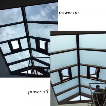 1195mm x 205mm Smart PDLC Tint Film White to Opaque Sample High quality Tinting Film