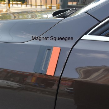 EHDIS Magnetic Suede Edge Felt Squeegee Vinyl Film Car Wrap Snow Scraper Brush Squeegee Window Tints Tools Sticker Glue Remover