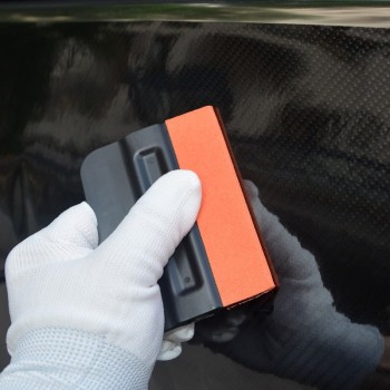 EHDIS Magnetic Suede Edge Felt Squeegee Vinyl Film Car Wrap Snow Scraper Brush Squeegee Window Tints Tools Sticker Glue Remover