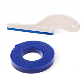 EHDIS Water Wiper Rubber Squeegee+45CM Spare Blades Vinyl Car Foil Film Wrap Tools Scraper Window Tint/Auto Car Cleaning Tools