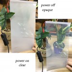 6 X 12 White PDLC Smart Film Eglass Switchable Glass Tint Electrochromic Vinyl