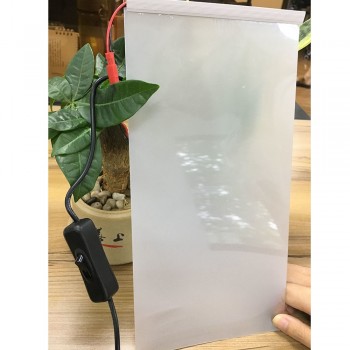 6 X 12 White PDLC Smart Film Eglass Switchable Glass Tint Electrochromic Vinyl
