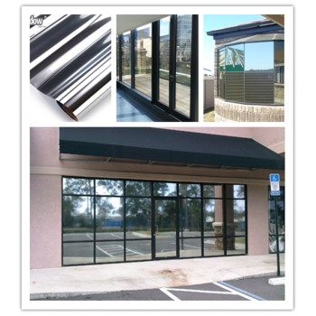 Mirror Silveramp;Silver 20% VLT Solar Reflective Window Film Privacy Tint Decoration Waterproof 70cm x 500cm