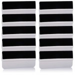 EHDIS 10pcs White Fabric Felt Squeegee Vinyl Car Film Wrap Scraper Window Tinting Tool Auto Car Stickers Wrapping Tools 10*4.6cm