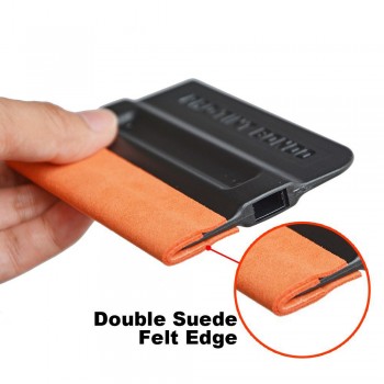 EHDIS vinyl Film Car Wrap double Pro-Tint Suede Edge Felt Squeegee Snow Brush Scraper car Tinting Tool car sticker cover tools