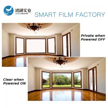 100x100cm Smart Tint Film Electrochromic Film Switchable Glass Eglass Pdlc+50w powersupply with remote
