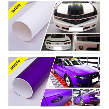 Car Stickes Film Matt Vinyl 1.52*20M/Roll (5ft x 65ft) with air release channels Color Option