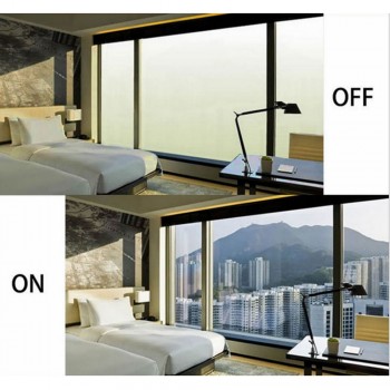 4pcs 11X14 Inch Smart PDLC Film White to Opaque Switchable Glass Film High quality Tint Film