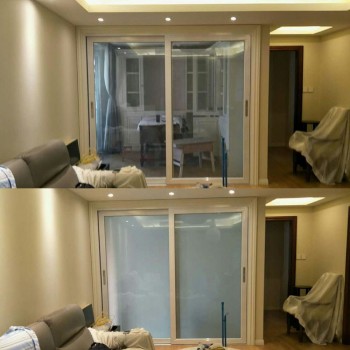 4pcs 11X14 Inch Smart PDLC Film White to Opaque Switchable Glass Film High quality Tint Film