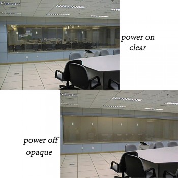 4pcs 11X14 Inch Smart PDLC Film White to Opaque Switchable Glass Film High quality Tint Film