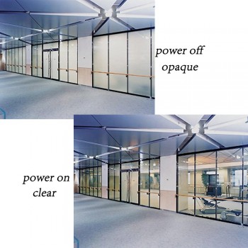 4pcs 11X14 Inch Smart PDLC Film White to Opaque Switchable Glass Film High quality Tint Film