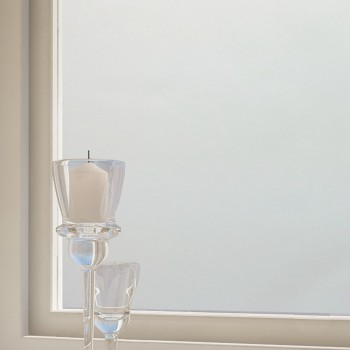 92x500cm Privacy Window Film Frosted Glass Film Matte White Static Cling Glass Film No Glue Anti-UV Window Sticker
