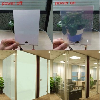 100x200cm Smart PDLC Smart film Switchable Film White to Opaque Glass Tint Vinyl