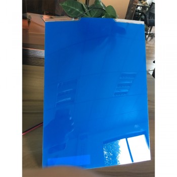Blue color Self-adhesive Smart PDLC Film as rear projection film with Power Supply 29.7cm x 21cm