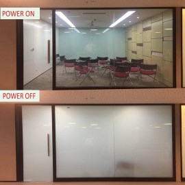 Magic window tint smart film privacy building glass film with power