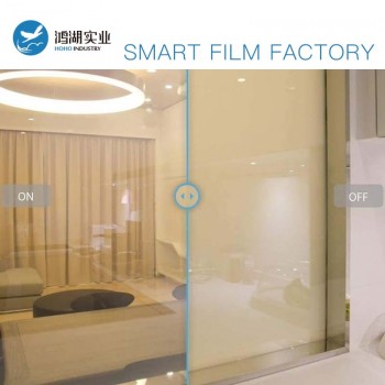 2pcs 51x106cm White PDLC Smart Film Glass Switchable Electroc Vinyl+50w Powersupply with Remote Control