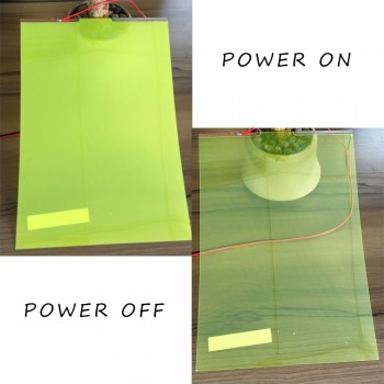 29CM *21CM Smart Pdlc film for rear projection screen film Yellow Color Self-adhesive Hot Sale