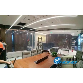 1mx1m Transparent to White Smart PDLC Tint film With Pre-wires