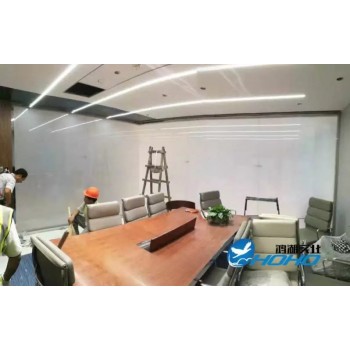 1mx1m Transparent to White Smart PDLC Tint film With Pre-wires