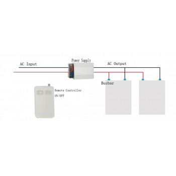 Samrt  Film Remote control Power supply wireless controller 1sets 220v/110v to 65VAC