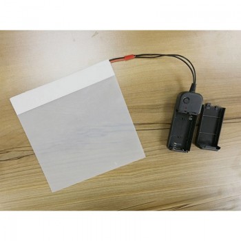 15x15cm/6x6 Small Smart PDLC Film Sample White to Opaque Switchable Electrochromic Smart Tint Pravicy Vinyl
