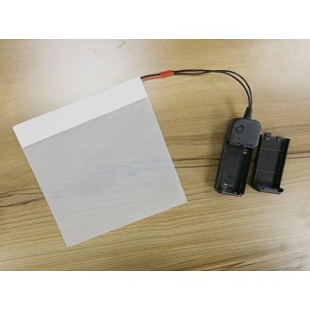 15x15cm/6x6 Small Smart PDLC Film Sample White to Opaque Switchable Electrochromic Smart Tint Pravicy Vinyl