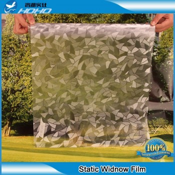 90 CM x 5 M - Stained Glass Reapply/Reusable Static Frosted Window Glass Film