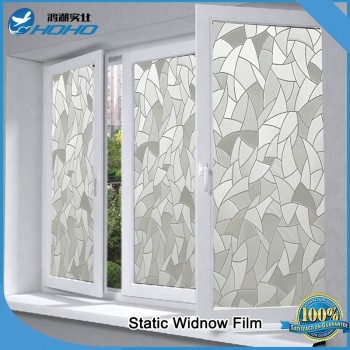 90 CM x 5 M - Stained Glass Reapply/Reusable Static Frosted Window Glass Film
