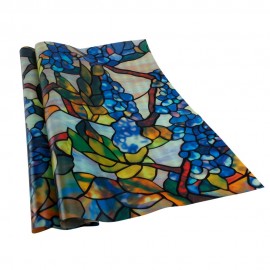 92x500cm Decorative Privacy Window Film Frosted Window Film Stained Glass Window Film Clings No-glue Self Static Cling Vinyl