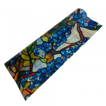 92x500cm Decorative Privacy Window Film Frosted Window Film Stained Glass Window Film Clings No-glue Self Static Cling Vinyl