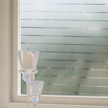 2D No Glue Static Decorative Privacy Window Films for Glass/Home/Office 36x33ft/92x1000cm