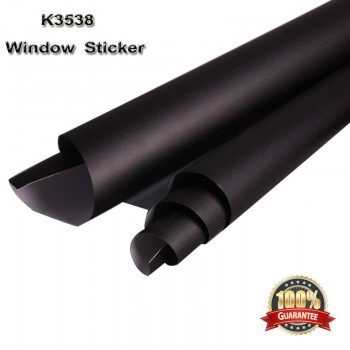 48x16ft/122x500cm Black Window Film Privacy Decoration Self Adhesive For UV Blocking Heat Control Glass Stickers Black Sticker