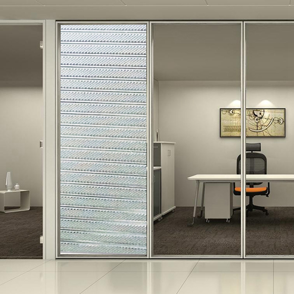 92x300cm/36x10ft 2D Window Films Privacy Film Static Decorative Film Non-Adhesive Heat Control Anti UV Vinyl