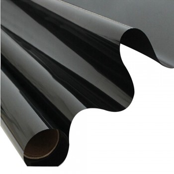 Dark Black Window Tint Film Glass VLT 0% Roll 2 mil House Commercial Solar Protection Summer 60 x 20(152cm x 50cm)