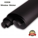 Self Adhesive Privacy Tint Black Stickers Decorative Window Film Blackout 48 x 20(122cm by 50cm)