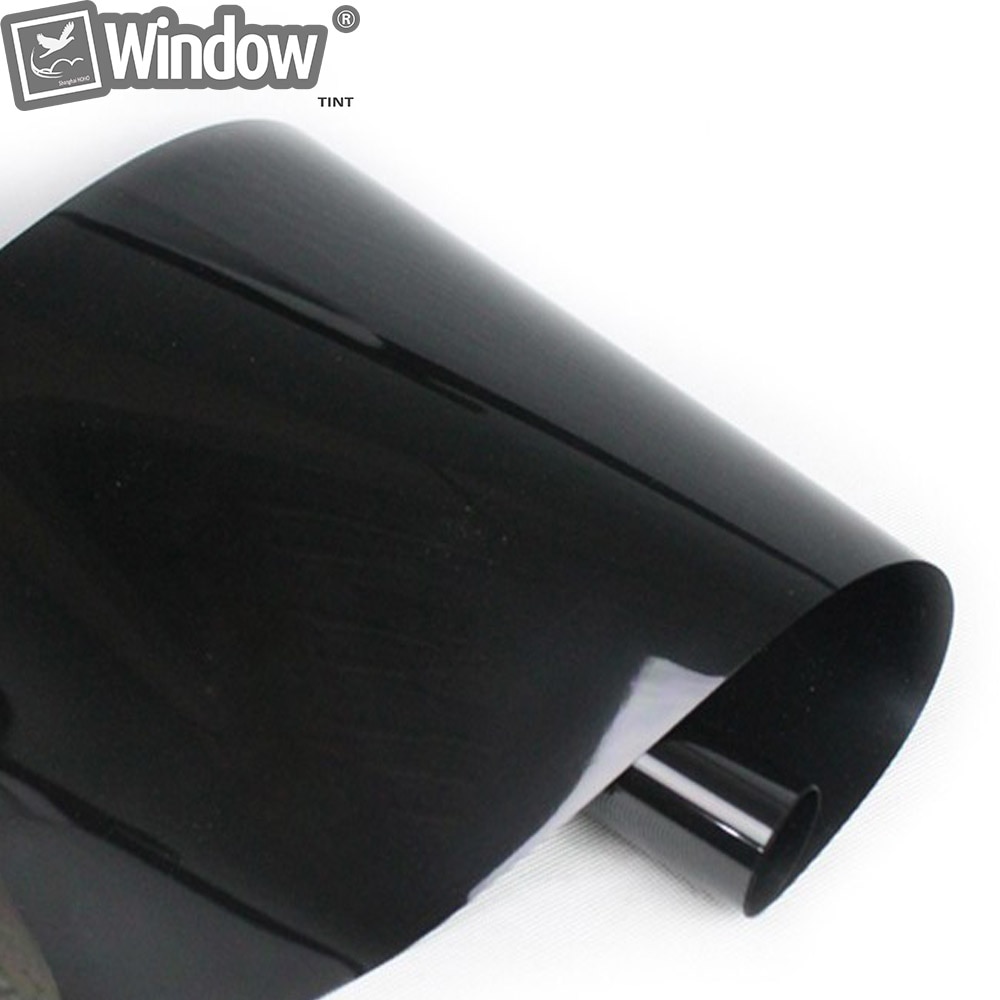 50x 300cm Dark Black Car Window Tint Film Glass VLT 5% 2PLY Car Auto House Commercial Decorative Film Privacy Black Window Tint