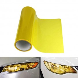 BBQ@FUKA Car Headlight Tailight Film Sheet Cover Sticker Yellow Vinyl Wrap Car styling Fit For Jeep Nissan Honda VW Skoda