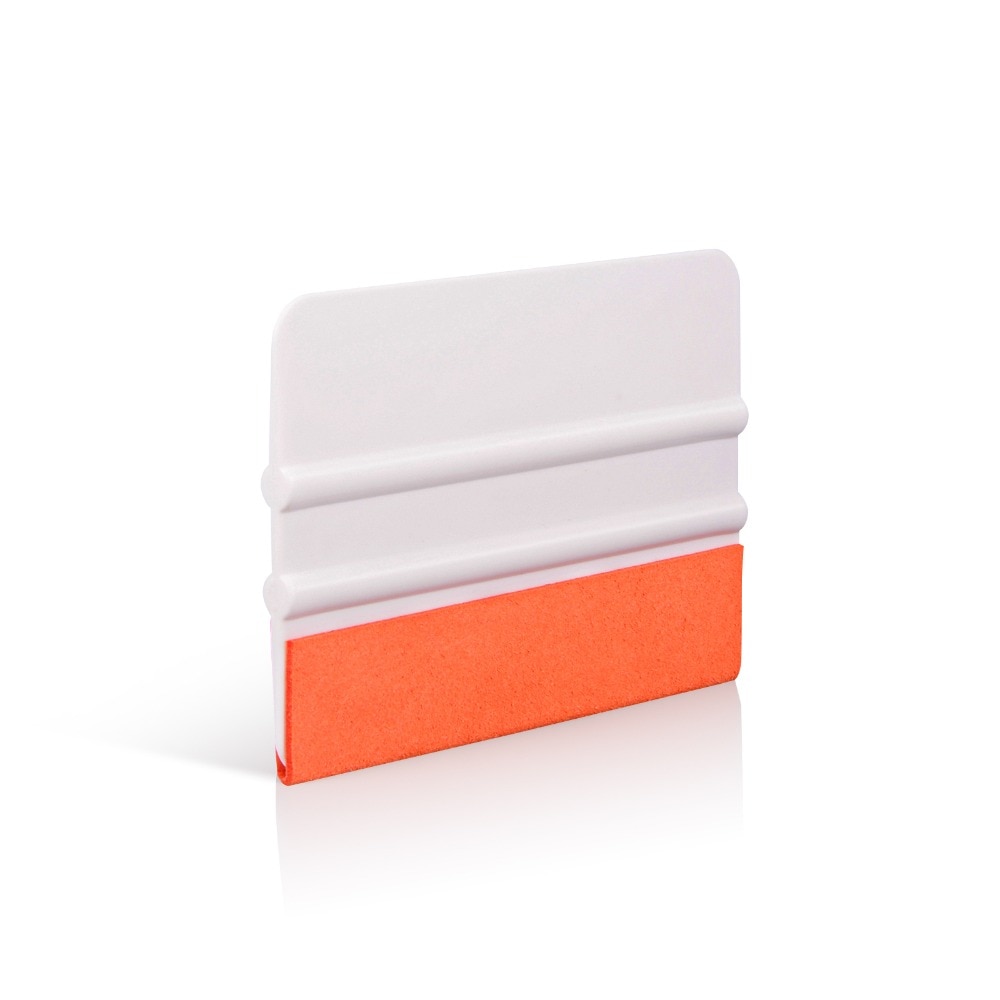 FOSHIO Scratch-free Suede Felt Teflon Squeegee Scraper Carbon Fiber Vinyl Car Film Wrap Window Tint Tools Styling Accessories