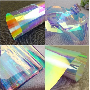 45cm x 300cm Chameleon Tint Film Beautiful Building Commercial Festival Office Supermarket House Window Glass Film Decoration