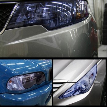 Yellow Smoke Film Tint Headlight Fog Tail light Lamp Vinyl 30cmx8m Blue Clear Orange Pink Green Car Accessories DIY Stickers New