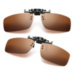 1pcs Goggle Polarized Sunglasses Clip Anti-UV Night Vision Lens Aviate Drive Sunglasses 180 degree UP Turn